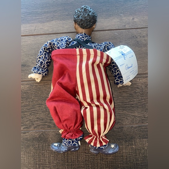 Vintage Daddy's Long Legs Doll PEANUT Clown by Designer Karen Germany COA - Picture 6 of 14